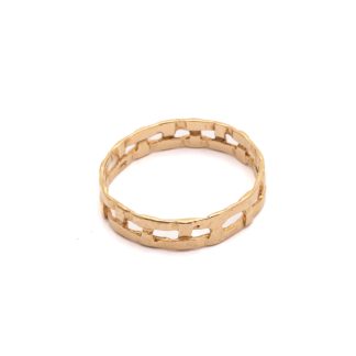 DEFEKT RING MED BUCKLOR, REPOR OCH NAGG