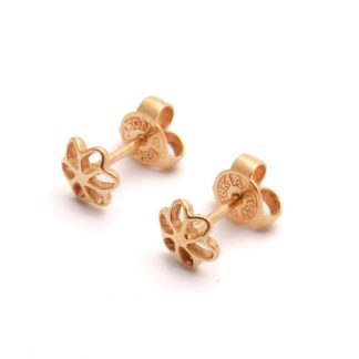 PAR ÖRHÄNGEN BLOMMOR 6x5MM - TILLV. SVERIGE