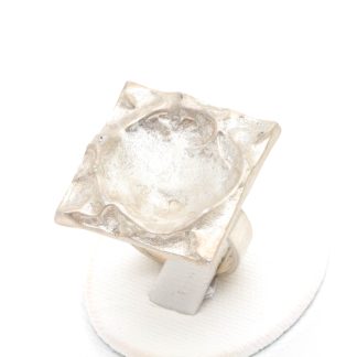 RING ø 16,75MM - TILLV. SIROKORU FINLAND, DESIGN: MATTI J. HYVARINEN 1972, SVENSK KONTROLLSTÄMPEL