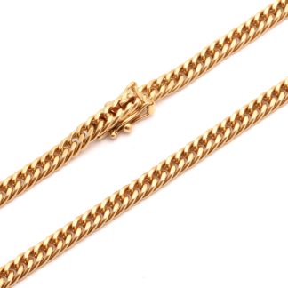 HALSKEDJA PANSAR 50,5CM, BREDD: 3,5MM - TILLV. SVEDBOM & CO ÅR 2003 - OBS! NÅGOT OJÄMN I LÄNKEN