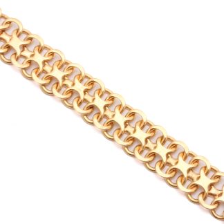 ARMBAND X-LÄNK 19,5CM, BREDD: 9MM - TILLV. STOCKHOLM 1969