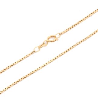 HALSKEDJA VENETIANSK 61CM, BREDD: 1,2MM - OBS! BUCKLIG LÄNK