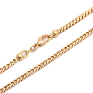 HALSKEDJA 70,5CM, BREDD: 2,2MM - TILLV. SVEDBOM & CO - OBS! OJÄMN I LÄNKEN PÅ ETT STÄLLE