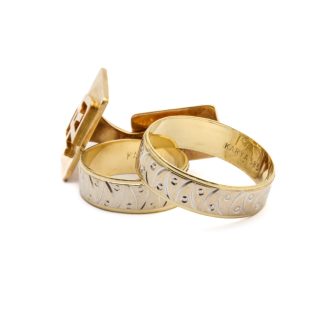 DEFEKTA SMYCKEN MED GRAVYRER, REPOR, NAGG OCH BUCKLOR