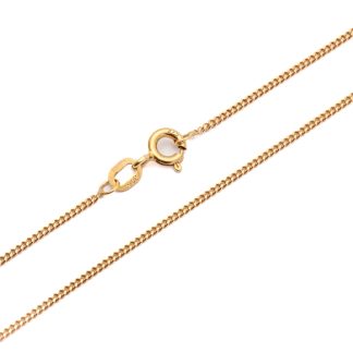 HALSKEDJA PANSAR 38CM, BREDD: 1MM - TILLV. GULDFYNDGRUPPEN (BARNSTORLEK)