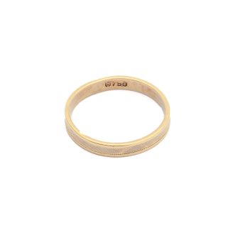 RING MED MÖNSTER ø 20,25MM - OBS! NÅGOT REPIG OCH OJÄMN