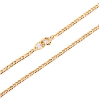 HALSKEDJA PANSAR 42,5CM, BREDD: 2MM - SVENSK IMPORTSTÄMPEL