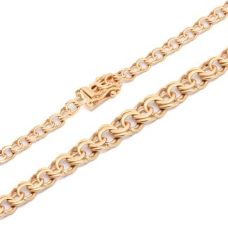 HALSKEDJA BISMARCK 42,5CM, DOSERAD: 4-6,5MM - TILLV. CLAREUS