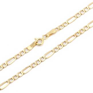 HALSKEDJA FIGARO 45,5CM, BREDD: 3MM