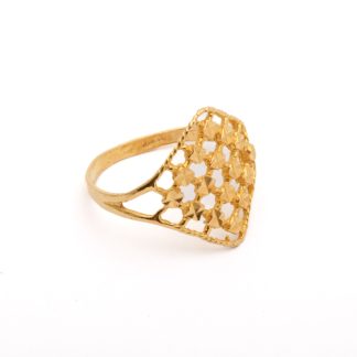 DEFEKT RING MED BUCKLOR, REPOR OCH NAGG