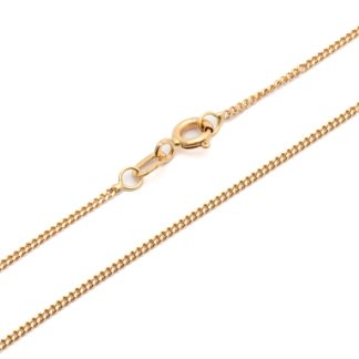 HALSKEDJA PANSAR, 42,5CM, BREDD: 1MM - TILLV. GULDFYNDGRUPPEN