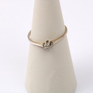 RING VG DIAM 0,015CT W SI 17,5 MM