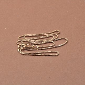 HALSKEDJA VENETIANSK, L 38 CM B 1 MM