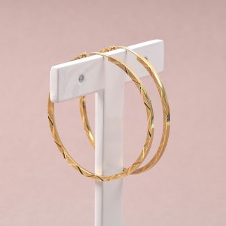 PAR ÖRHÄNGEN HOOPS,ø 3,7 CM