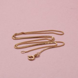 HALSKEDJA VENETIANSK, L 41 CM B 0,1 CM