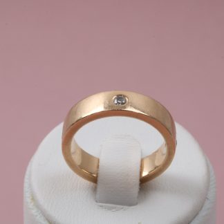 RING MED DIAMANTER TILLV. TKG I STOCKHOLM, 16,25 MM