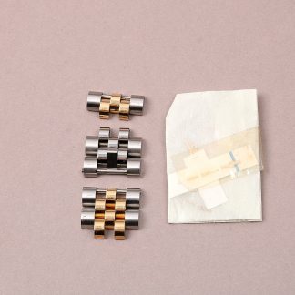 LÄNKBITAR TILL KLOCKLÄNKAR 2 ST GULD OCH STÅL 1 STÅL + 1 SET VISARE