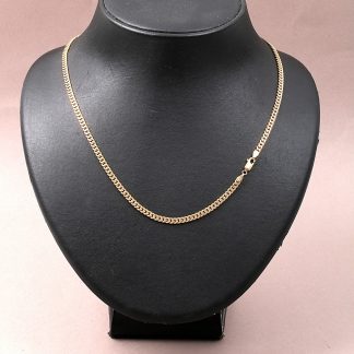 HALSKEDJA PANSAR, L 51 CM B 0,3 CM