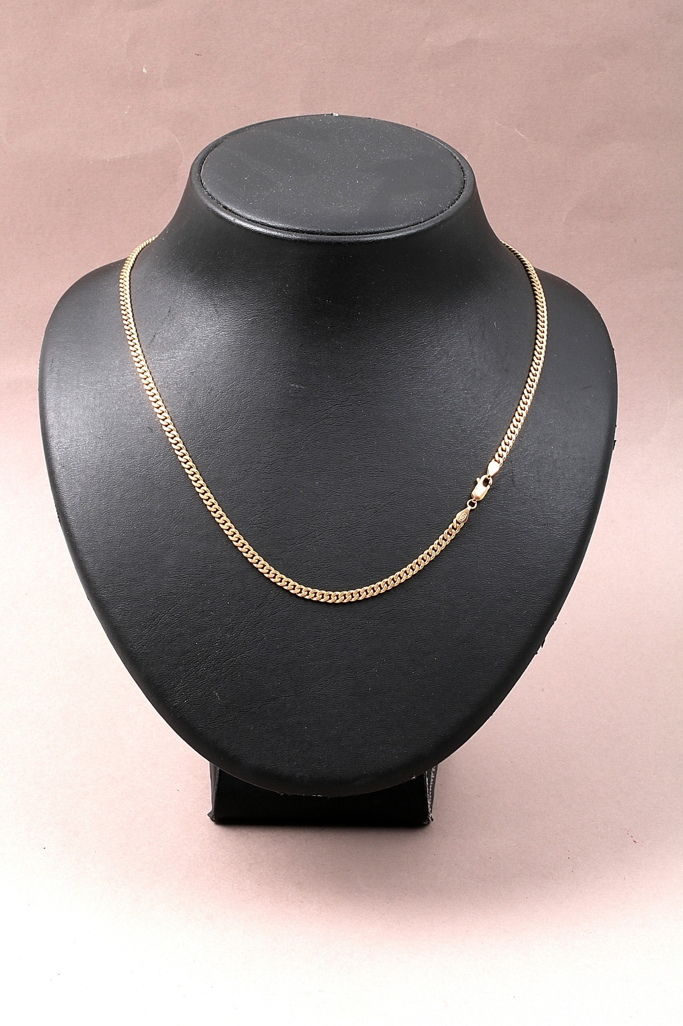 HALSKEDJA PANSAR, L 51 CM B 0,3 CM