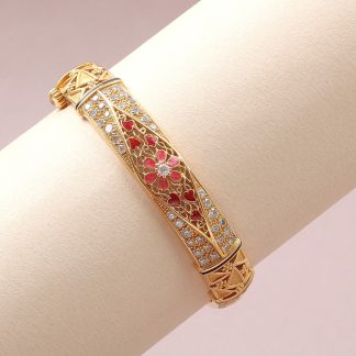 DEFEKT SMYCKE. ARMRING MED SYNTETISKA STENAR STENAR SAKNAS. TOTALVIKT