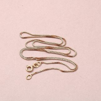 HALSKEDJA VENETIANSK L.50CM B.1MM. TILLV. BALESTRA