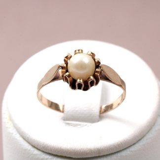 RING MED PÄRLA. 16,25MM TOTALVIKT