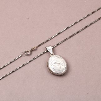 HÄNGE MEDALJONG HALSKEDJA 42CM