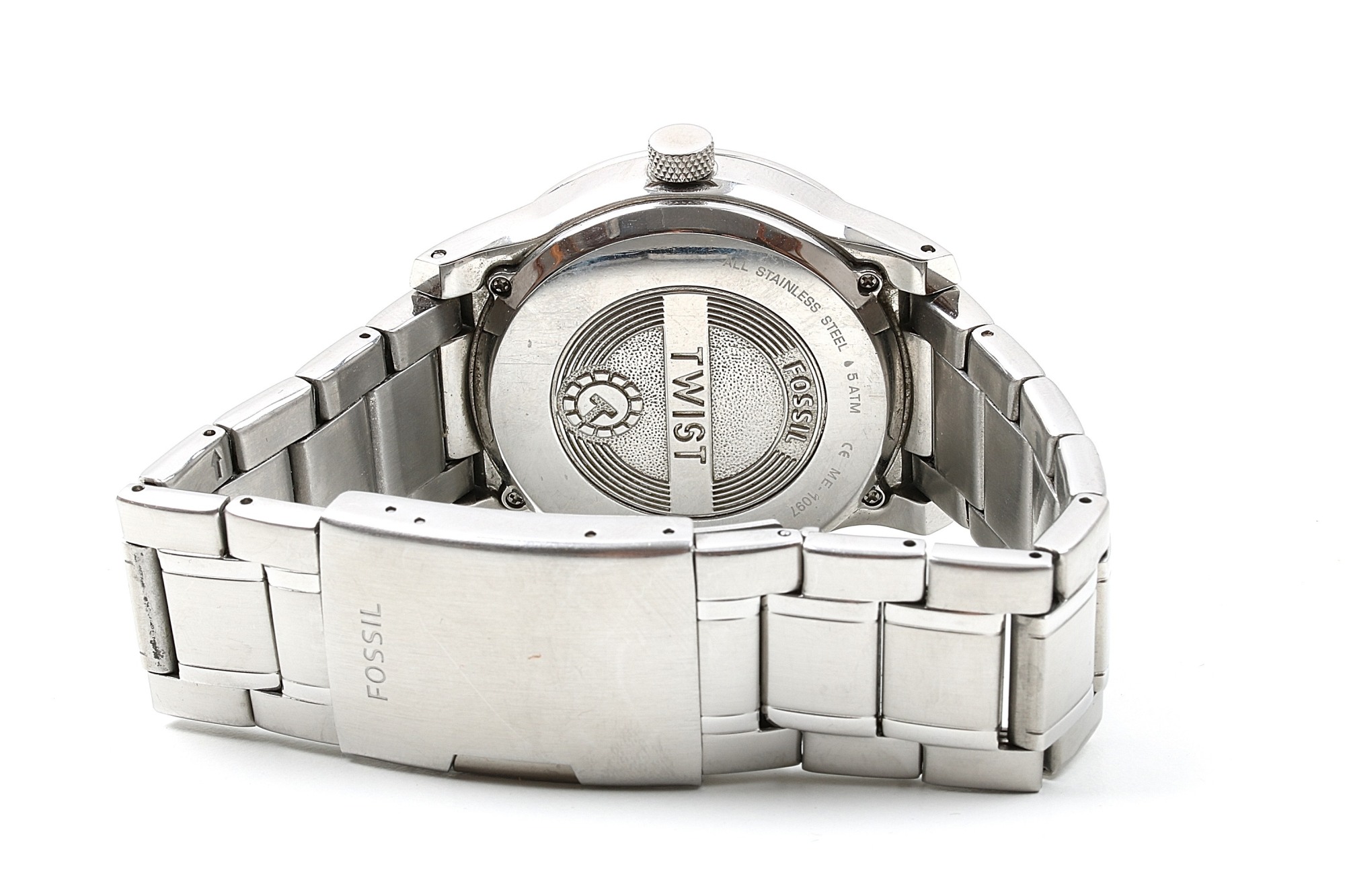 HERRUR FOSSIL TWIST MEKANISK. 42MM I ORIGINAL.KRT. LÄNKBIT MEDFÖLJER - Bild 2