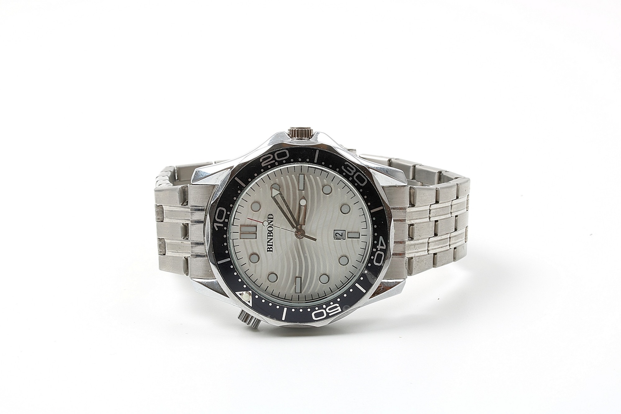 HERRUR BINBOND QUARTZ. 45MM BATTERI SLUT