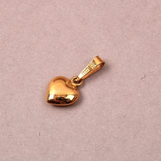HÄNGE HJÄRTA L. 1,5CM TILLV. GULDFYND