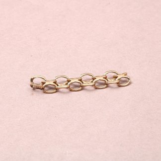 DEFEKT SMYCKE DEL AV LÄNK, OSTÄMPLAT GULD