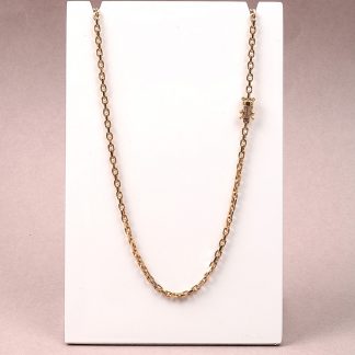 HALSKEDJA ANKAR, L: 50CM B: 2MM, KISTLÅS TILLV. JO-ANS GULD AB, KÖPING