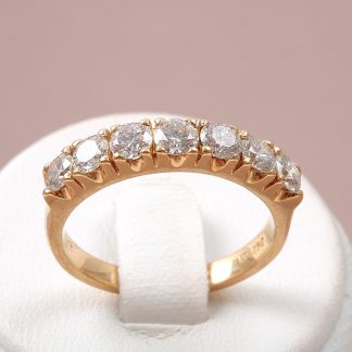 RING MED DIAMANTER TOTALT 1,00CT, 17 MM