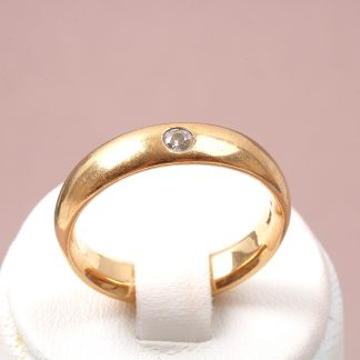 RING MED DIAMANT, 19 MM. TILLV. 2002
