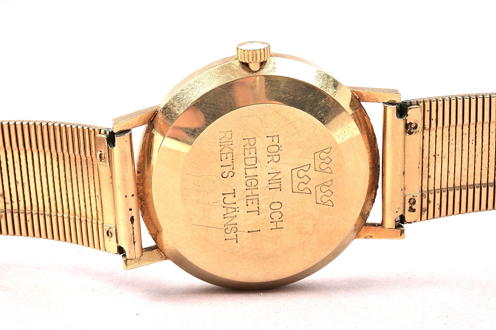 HERRUR TISSOT SEASTAR SEVEN MEKANISK, 34 MM, 18K I BOETTEN, GRAVYR , - Bild 2