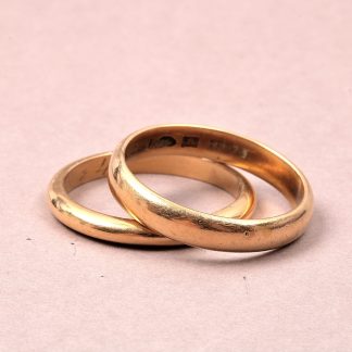2 RINGAR SL GRAVYR. SVENSKTILLVERKADE 20,25MM 20MM