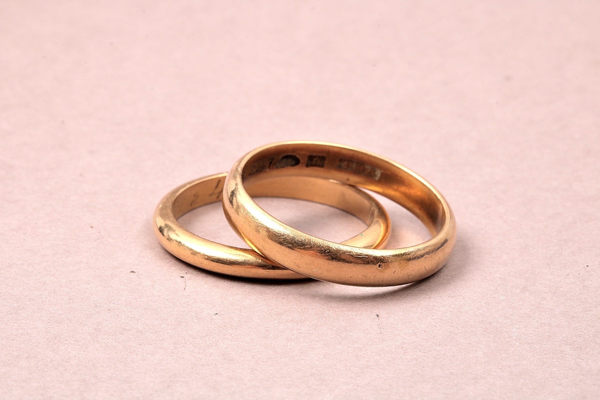 2 RINGAR SL GRAVYR. SVENSKTILLVERKADE 20,25MM 20MM