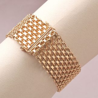 ARMLÄNK X-LÄNK, TILLV. 1965 STOCKHOLM, LÄNGD: 18,5CM, BREDD: 2,5CM