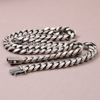 HALSKEDJA PANSAR, L 55,5 CM B 1 CM