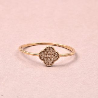 RING MED SYNTETISKA STENAR, 18 MM