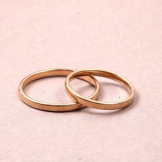 2 RINGAR SL, SCHALINS, EJ GRAVYR, 19 MM OCH 16MM