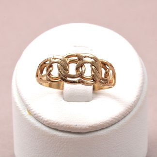 RING BISM. 18 MM. NÅGOT OVAL SKENA