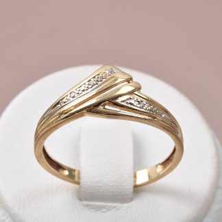 RING MED DIAMANTER TOTALT 0,03CT, 17,75 MM. SVENSKTILLVERKAD