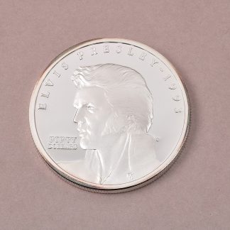 MINNESMYNT FINSILVER 999 MARSHALLÖARNA 50 DOLLAR THE ELVIS PRESLEY I ETUI