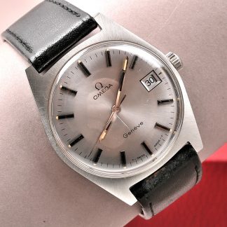 HERRUR OMEGA GENÉVE. MEKANISK 34MM. I ORIGINAL.KRT.