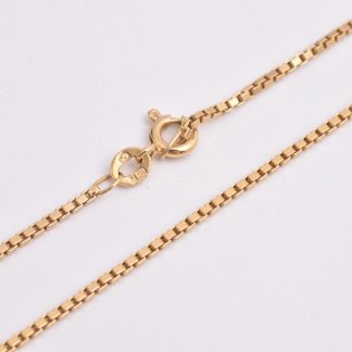 HALSKEDJA VENETIANSK 40,5CM, BREDD: 1,4MM, SVENSK IMPORT-STÄMPEL