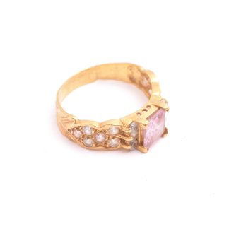 RING M SYNTETISKA STENAR, 16,5MM (SKENAN NGT BUCKLIG)