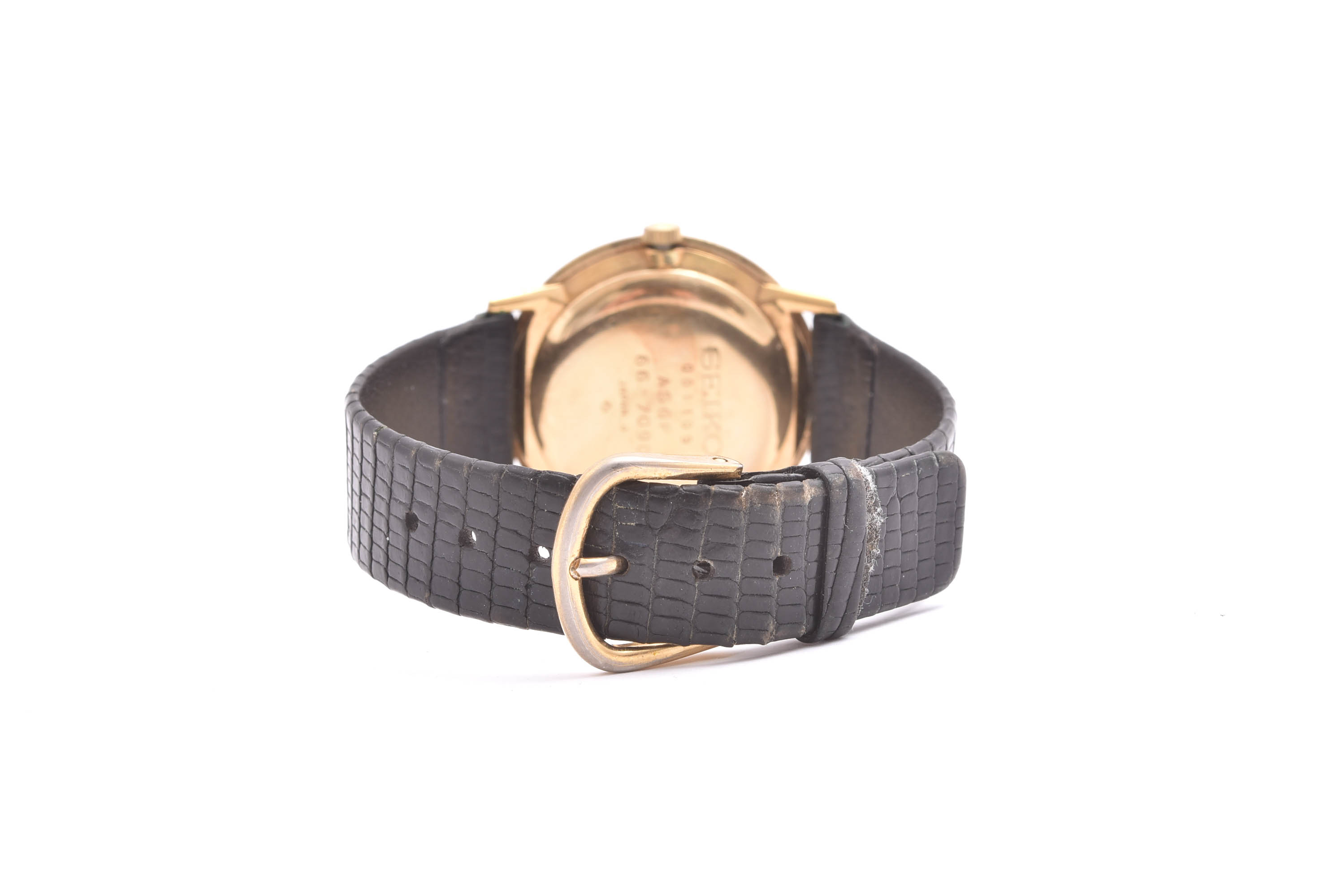 HERRUR SEIKO MEKANISK 33MM, MODELL: 66-7090 ASGP, TILLV. CA 1970 (SMÅREPOR PÅ GLAS & METALL) - Bild 2