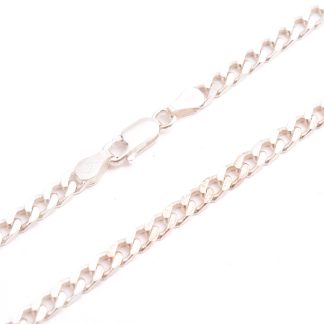 HALSKEDJA SILVER PANSAR 50CM, BREDD: 3,9MM
