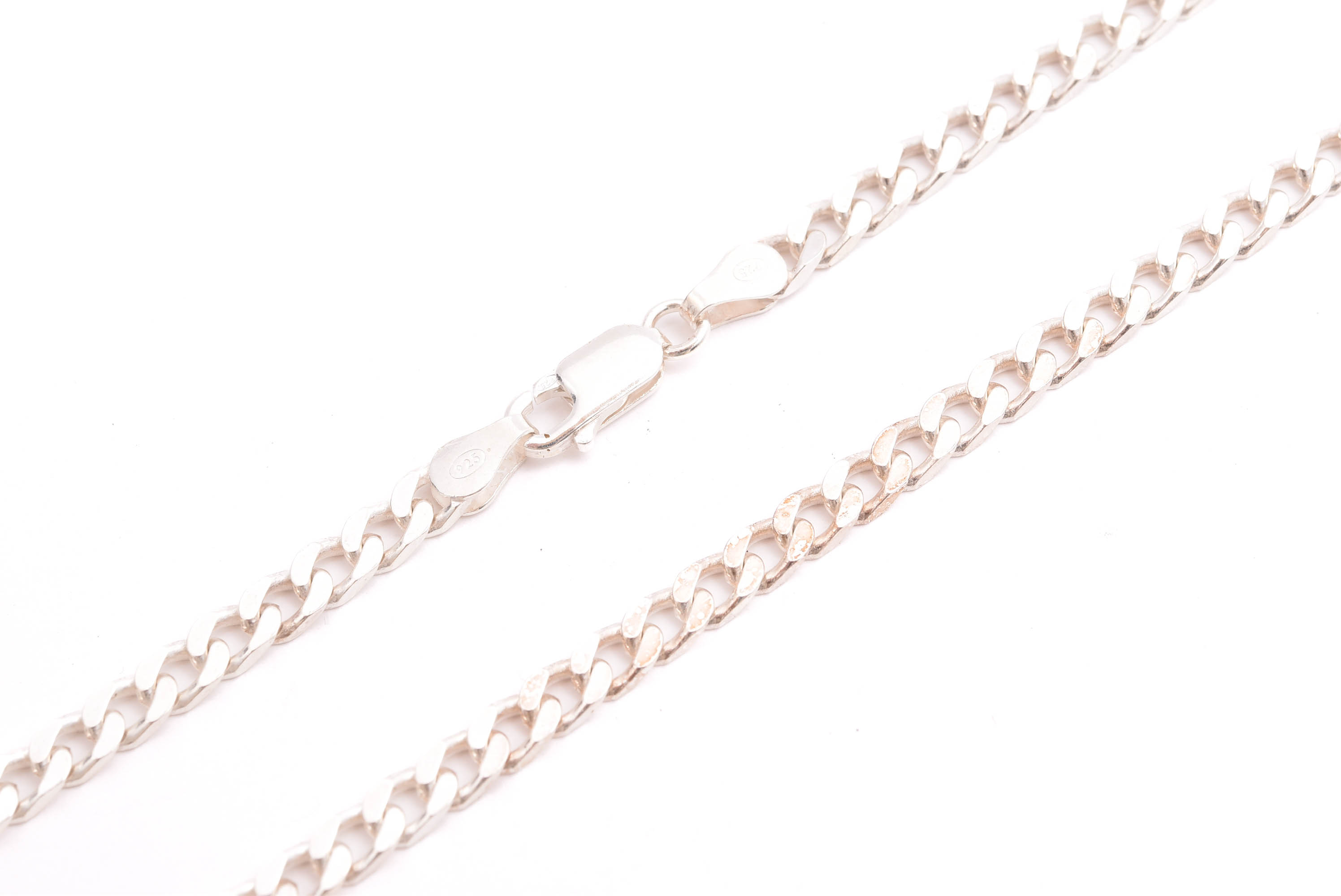 HALSKEDJA SILVER PANSAR 50CM, BREDD: 3,9MM